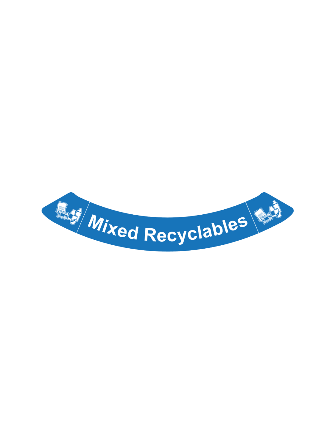  BOKA - Label - Mixed Recyclables - Blue