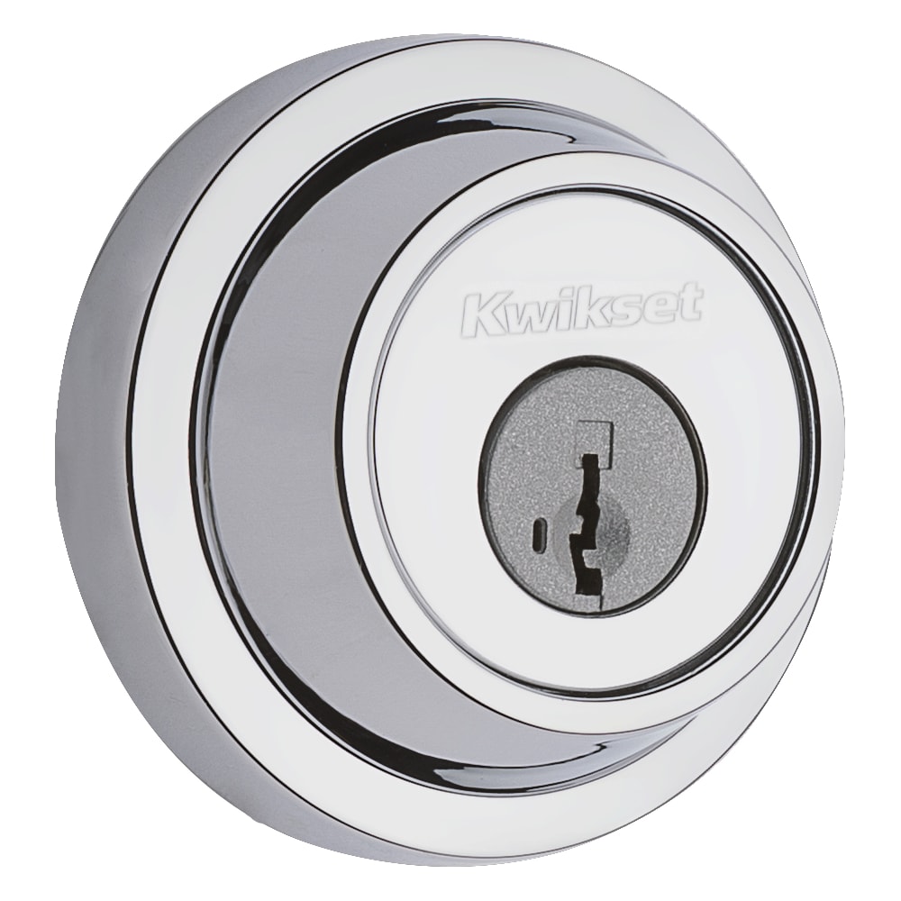 660 Contemporary Deadbolt, Keyed One Side, featuring SmartKey Security™ in Polished Chrome