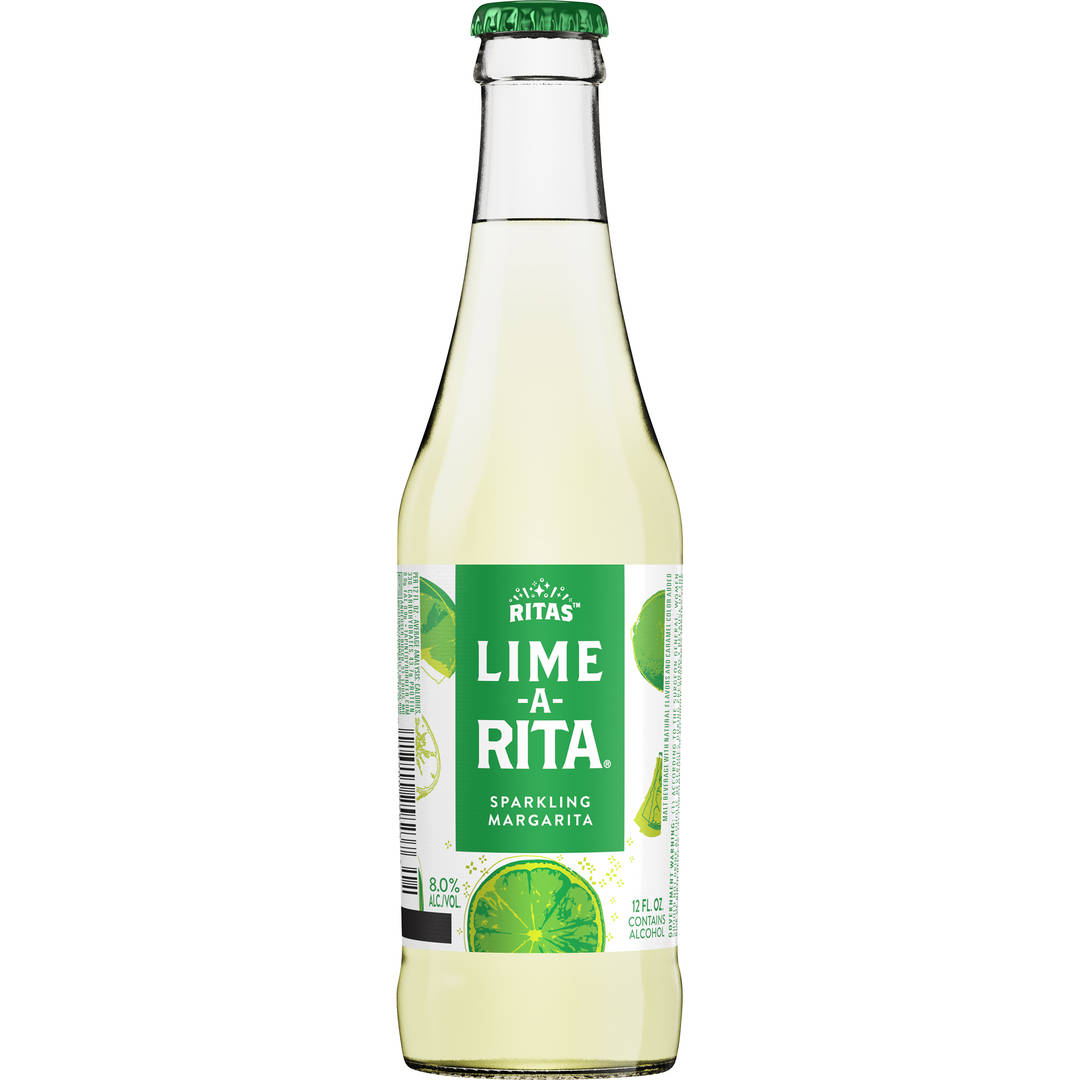 Ritas Lime-A-Rita Sparkling Margarita, 12 fl. oz. Bottle, 8% ABV