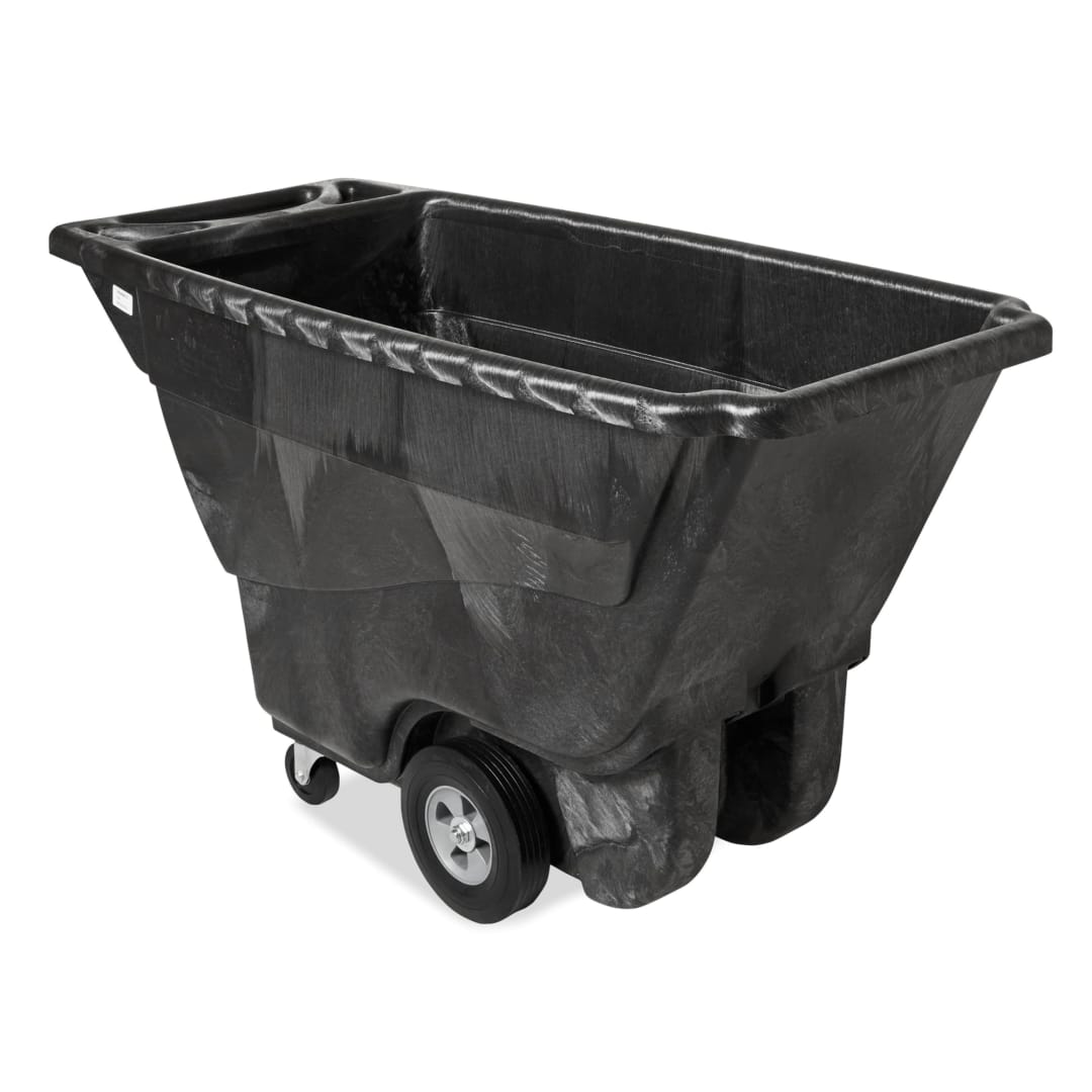 STRUCTURAL FOAM TILT TRUCK, STANDARD DUTY, 1/2 CUBIC YARD, BLACK