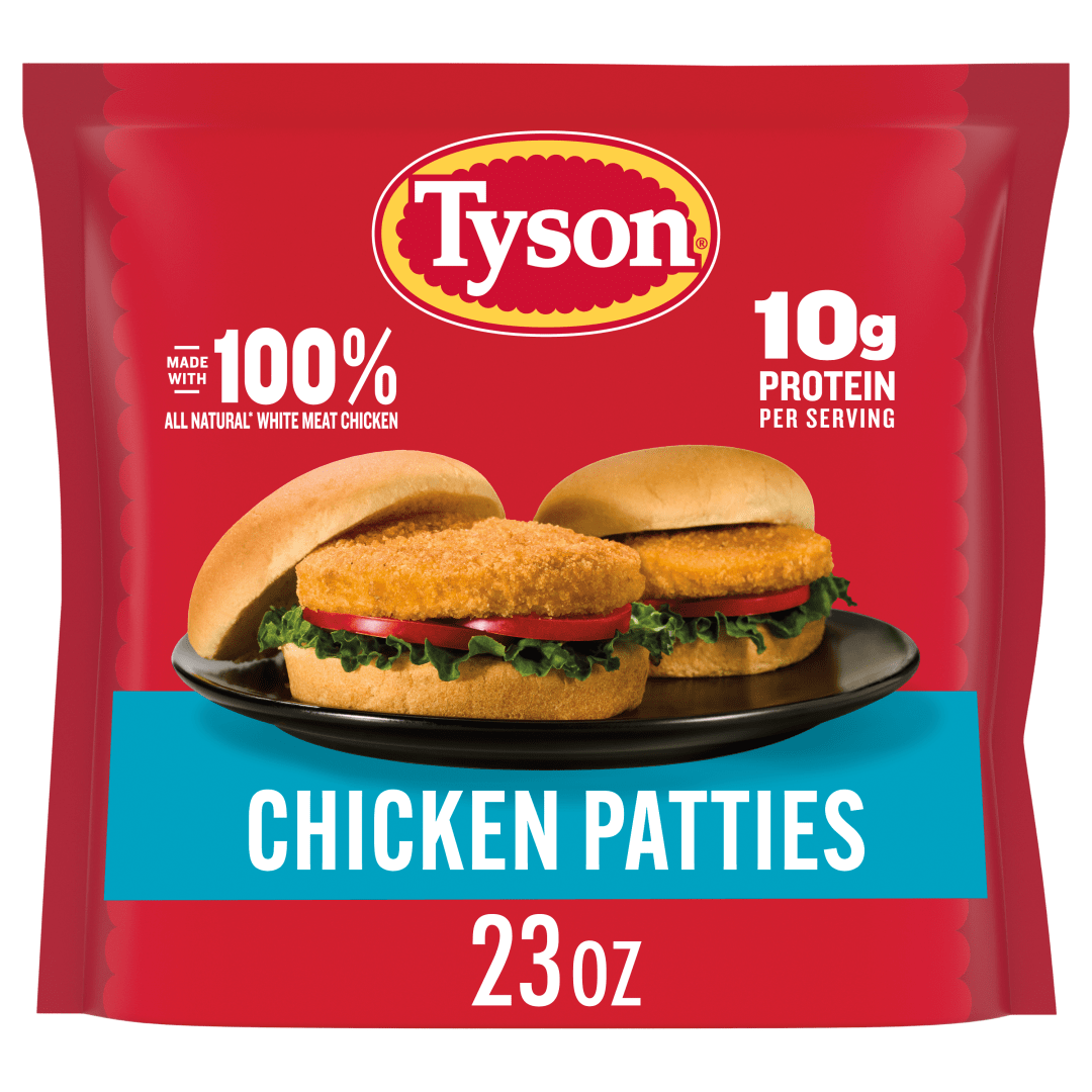 Tyson Frozen Chicken Patties, 23 oz