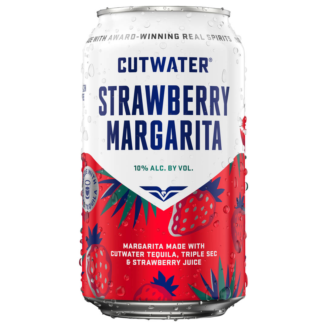 Cutwater Strawberry Margarita 12 oz Single CAN 10ABV