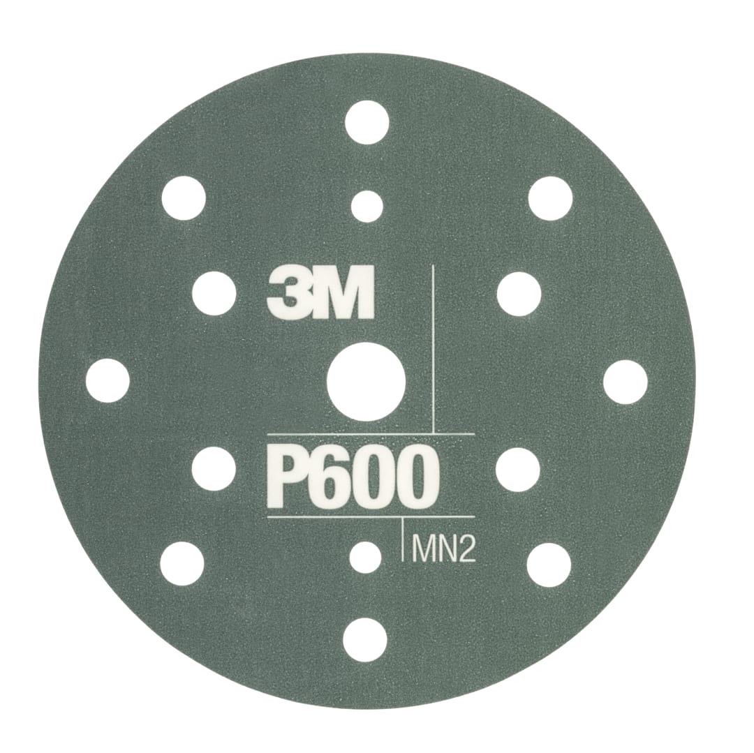 3M™ Hookit™ Esnek Disk Zımpara 270J, 150 mm, 15 Delikli, P600, 34419