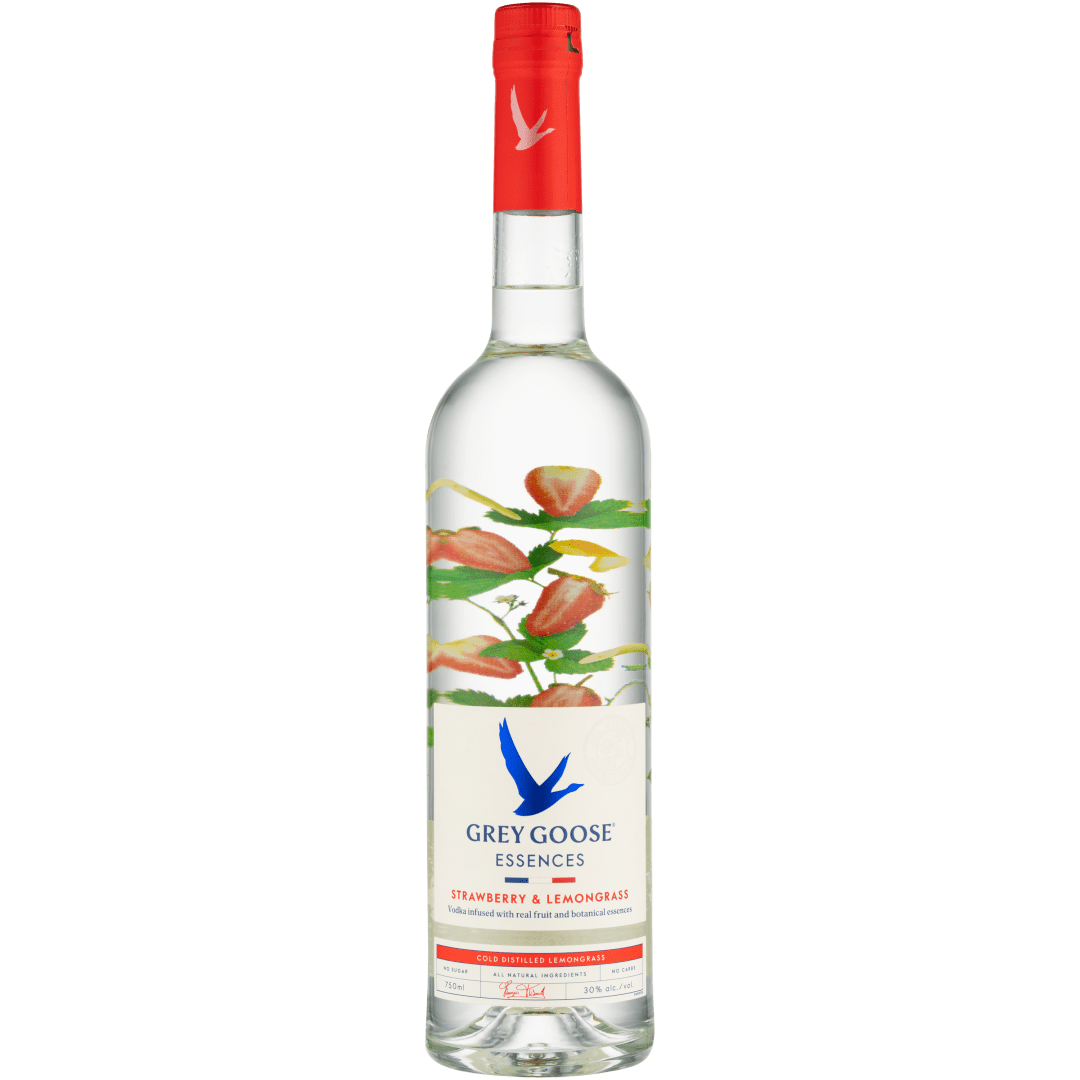 Grey Goose Essences Strawberry And Lemongrass Vodka With Natural Flavors 30% 750mL