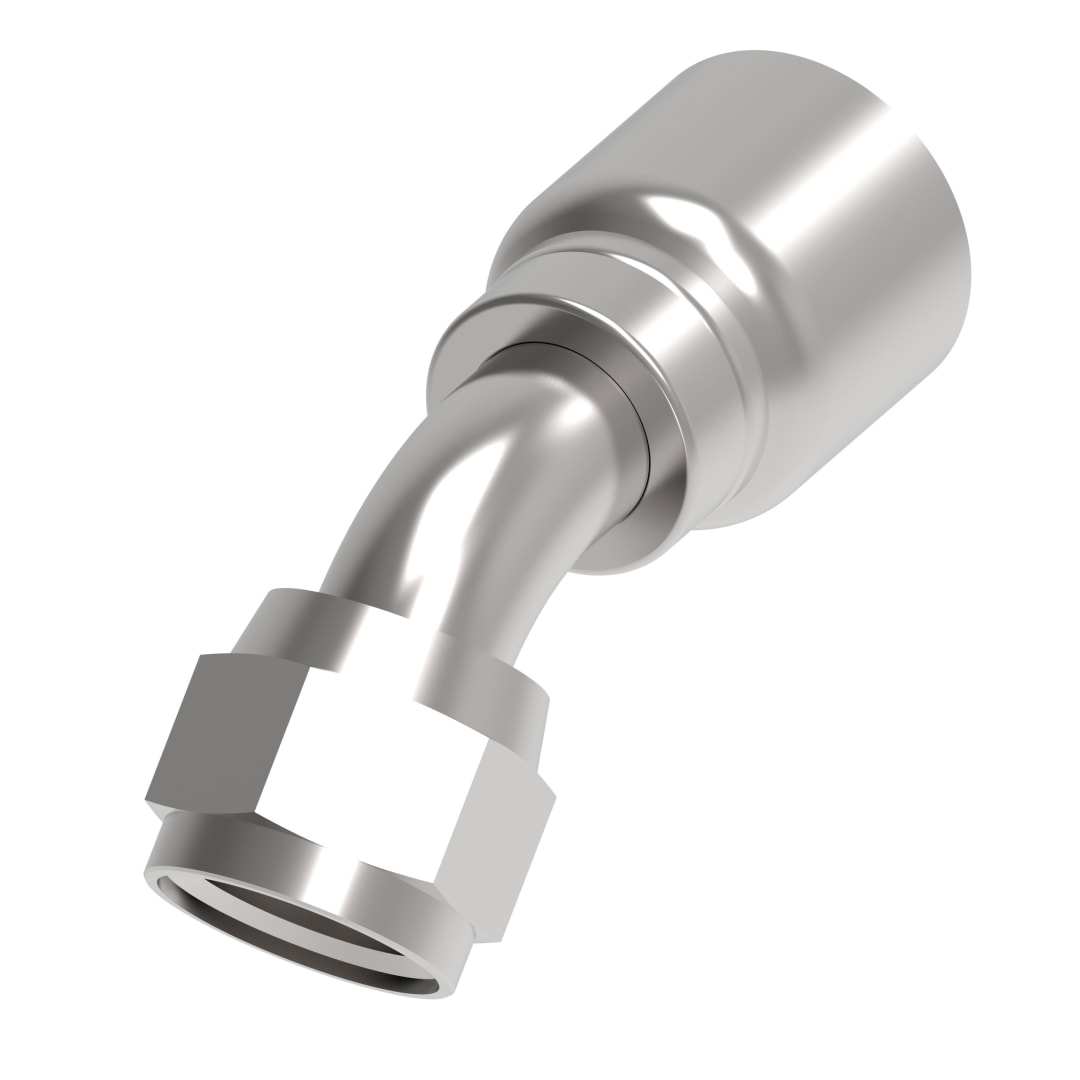 Aeroquip 3/8 Female JIC Swivel 45° X 3/8 Otc Hose Fitt