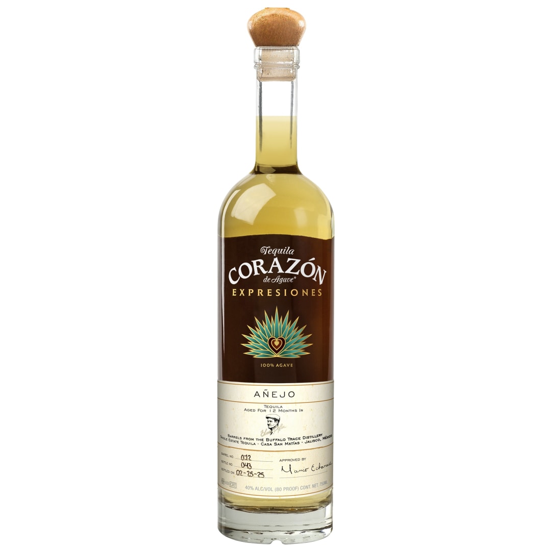 Expresiones del Corazon Elmer T. Lee Añejo Tequila 750ml 80 Proof