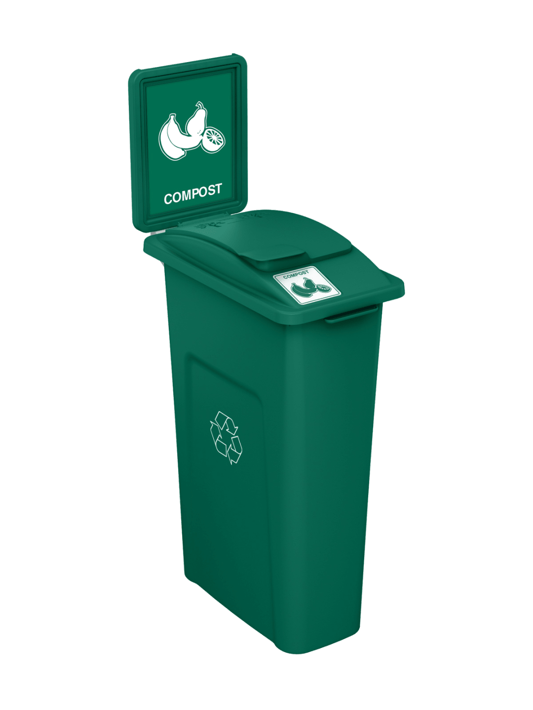 WASTE WATCHER - Single - Kit - Compost - Vented Lift - Dark Green