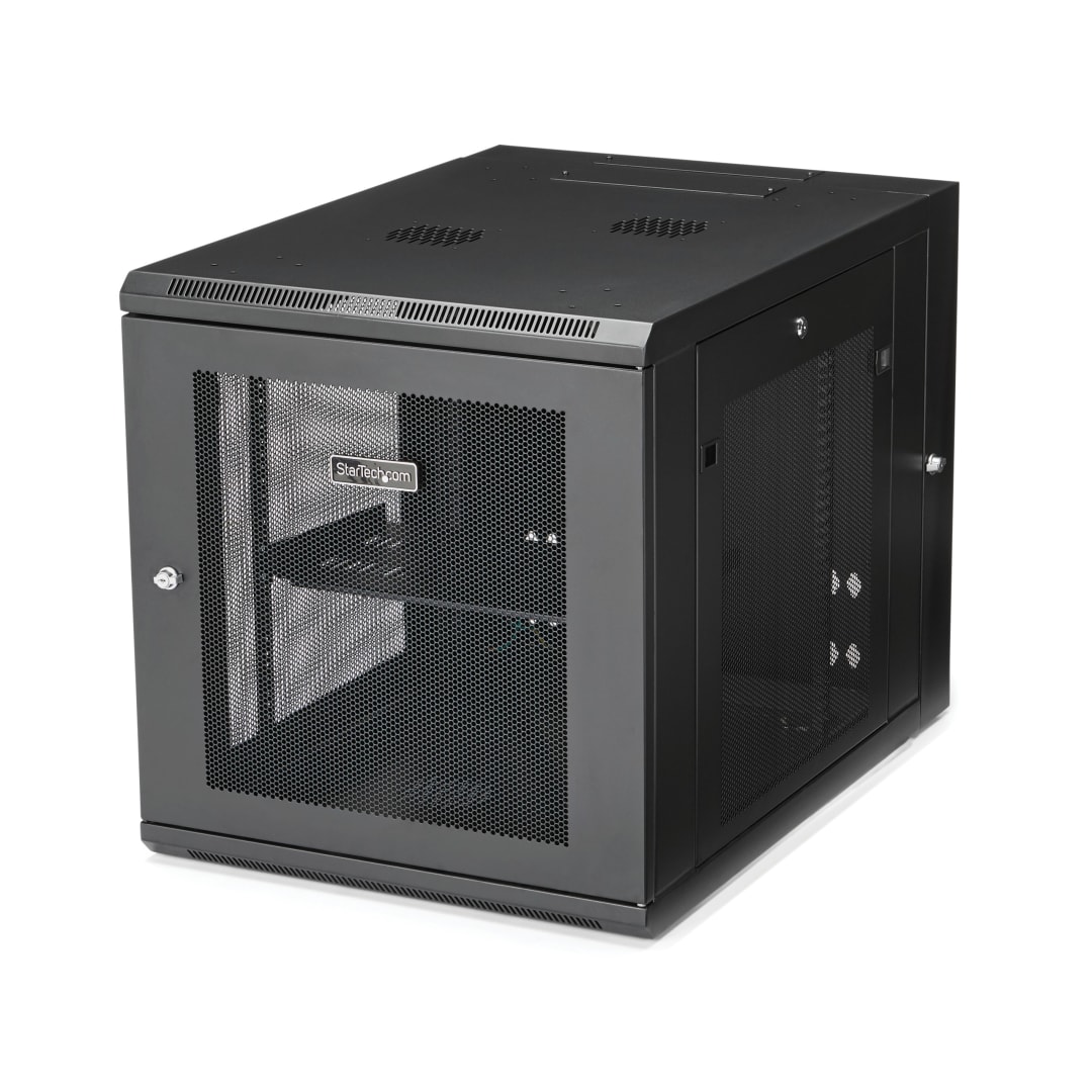 12U 32 5 inch deep hinged wallmount enclosure