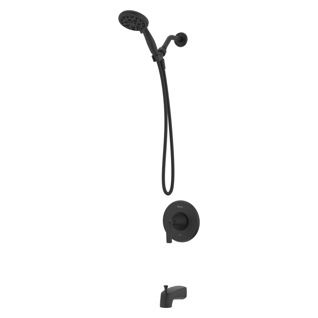 Rancho Handheld Tub/Shower Faucet in Matte Black