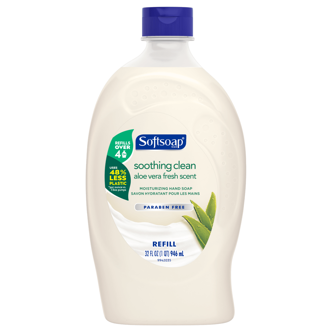 Softsoap Moisturizing Liquid Hand Soap Refill, Soothing Aloe Vera - 32 Fluid Ounce