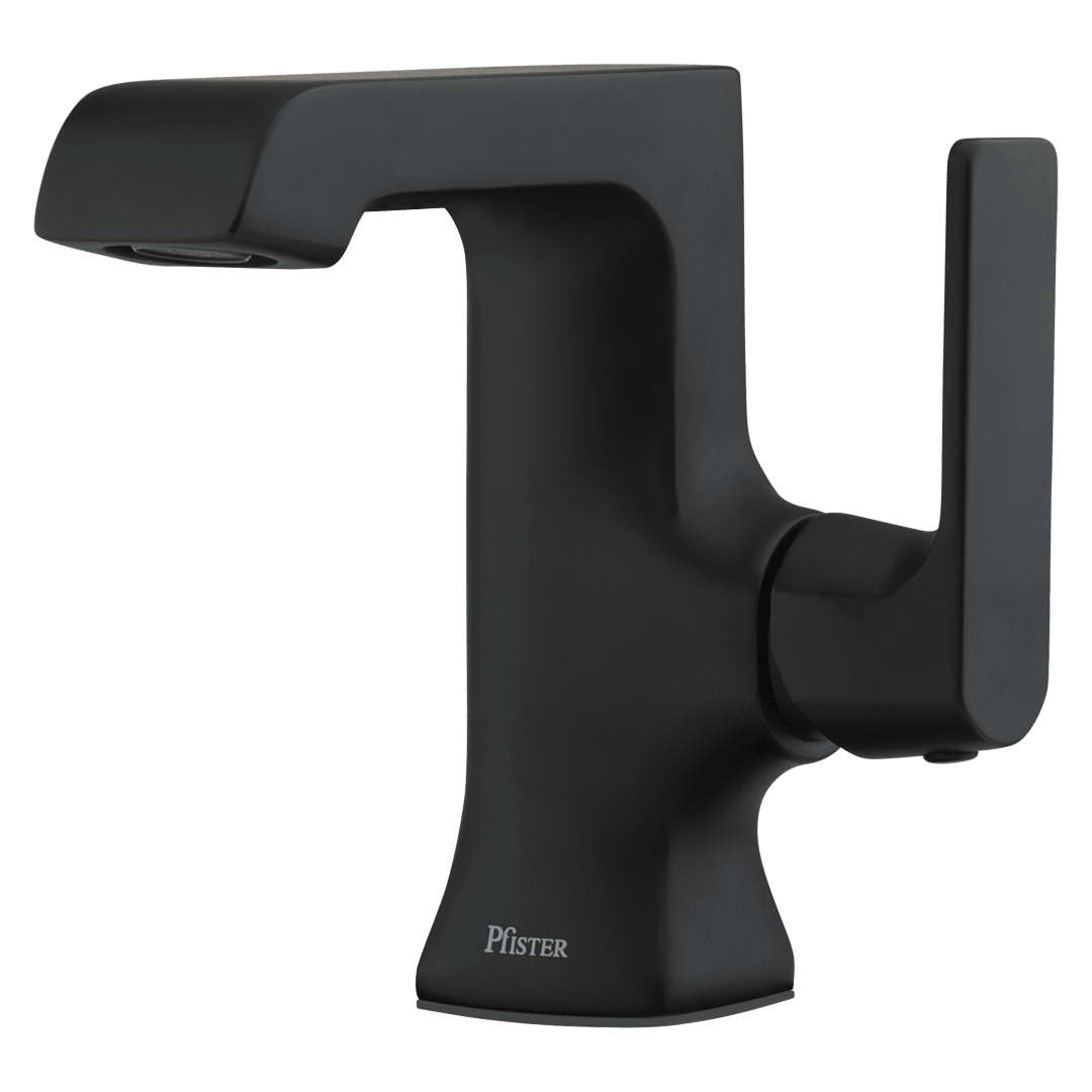 Penn Single Control 4" Centerset Bathroom Faucet in Matte Black