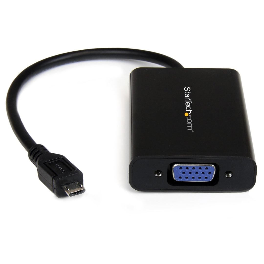 MHL to VGA Adapter Converter – Micro USB to VGA with Audio
