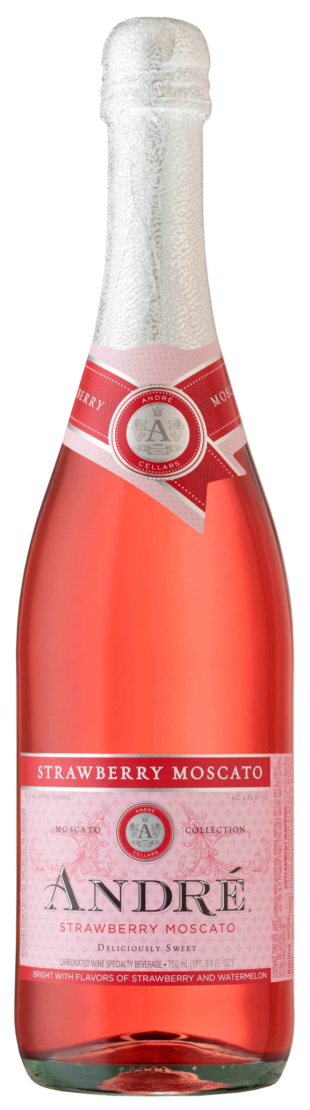 Andre Strawberry Moscato Champagne Sparkling Wine 750ml