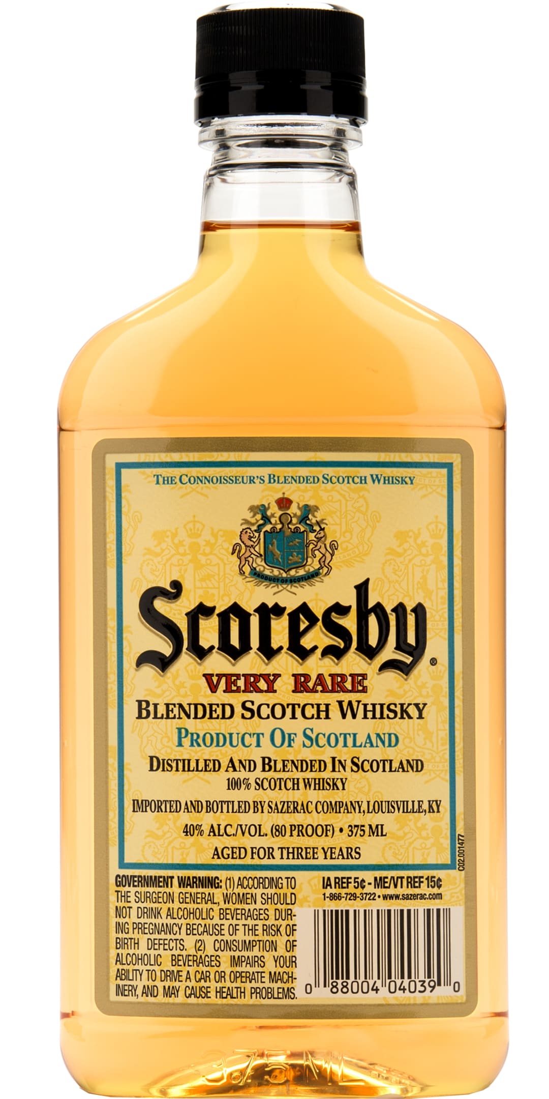 Scoresby Very Rare Blended Scotch Whisky 375ml 80 Proof
