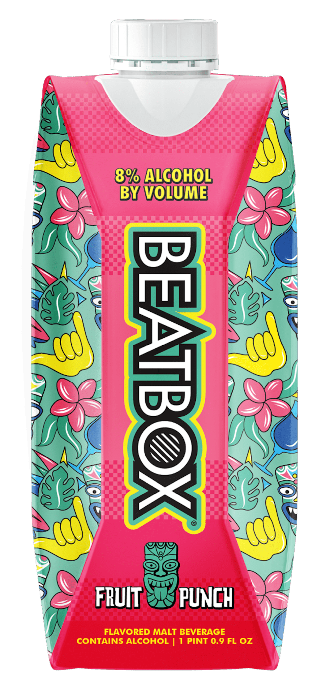 BeatBox Fruit Punch Malt Party Punch Cocktail, 8% ABV 500ml Tetra