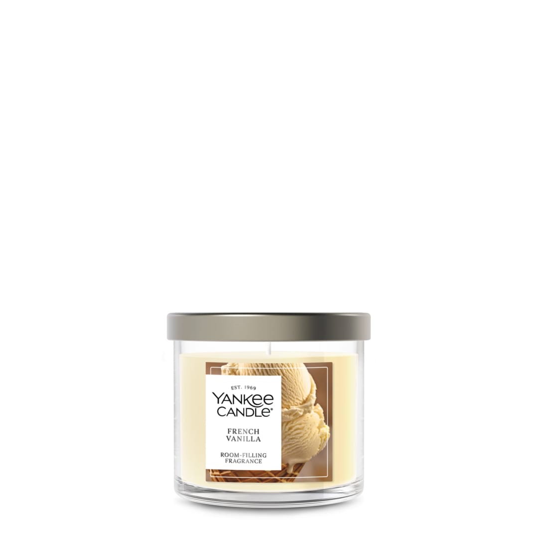Yankee Candle Small Tumbler Scented Candle with up to 40 Hour Burn Time, Premium Plant Wax Blend for Consistent Burn, 4.3 oz Tumbler Candle with Room Filling Fragrance, French Vanilla