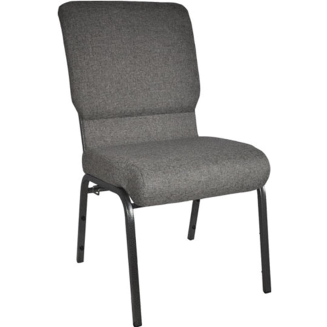 Advantage Charcoal Gray Church Chair 18.5 in. Wide