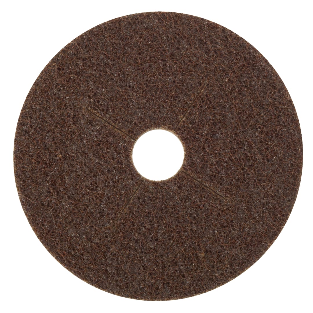 Scotch-Brite™ Vliesscheibe SC-DB, braun, 115 mm x 22 mm, A CRS