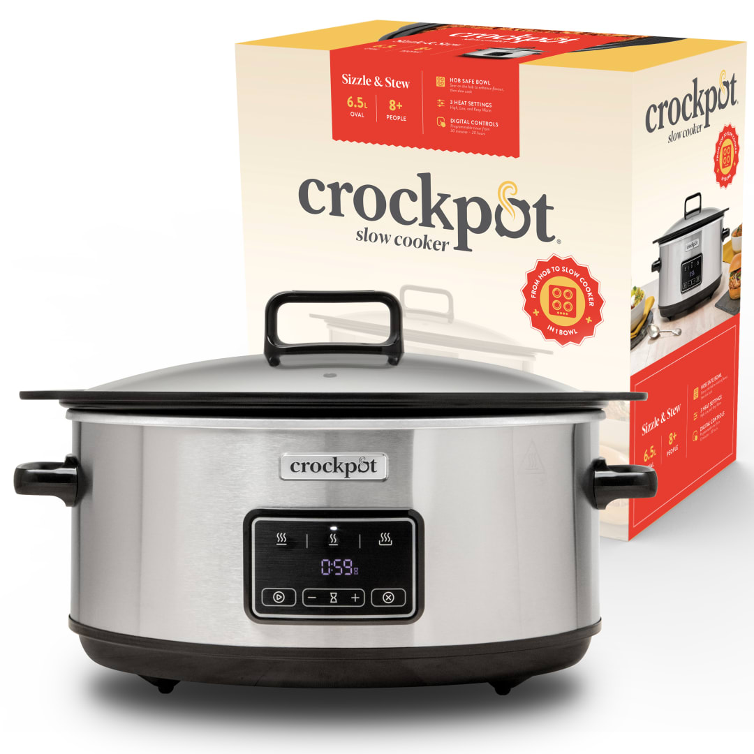 6.5L DIGITAL SIZZLE AND STEW S/COOKER