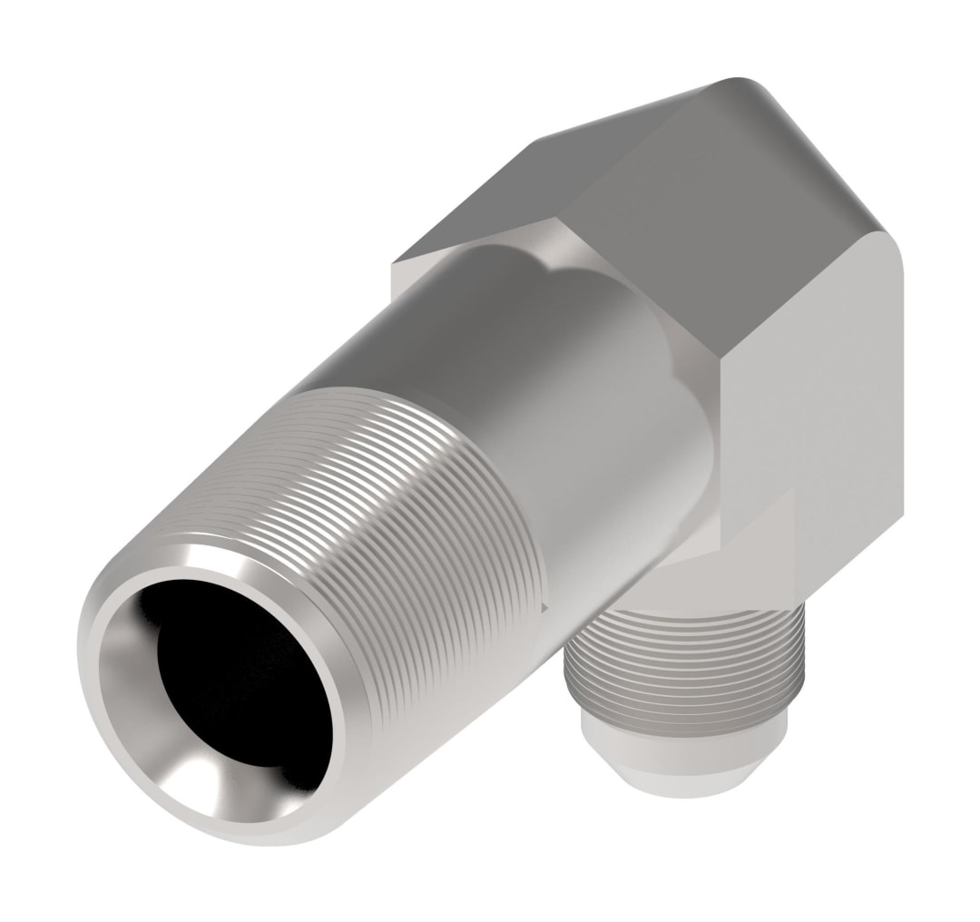 Aeroquip 3/4 NPT X 3/4 Male JIC 90deg Med