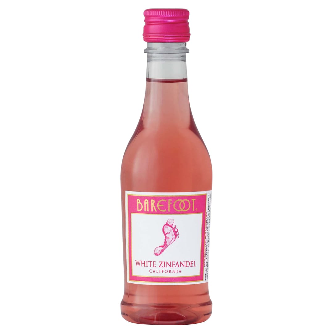Barefoot Cellars White Zinfandel Wine Single Serve 187ml
