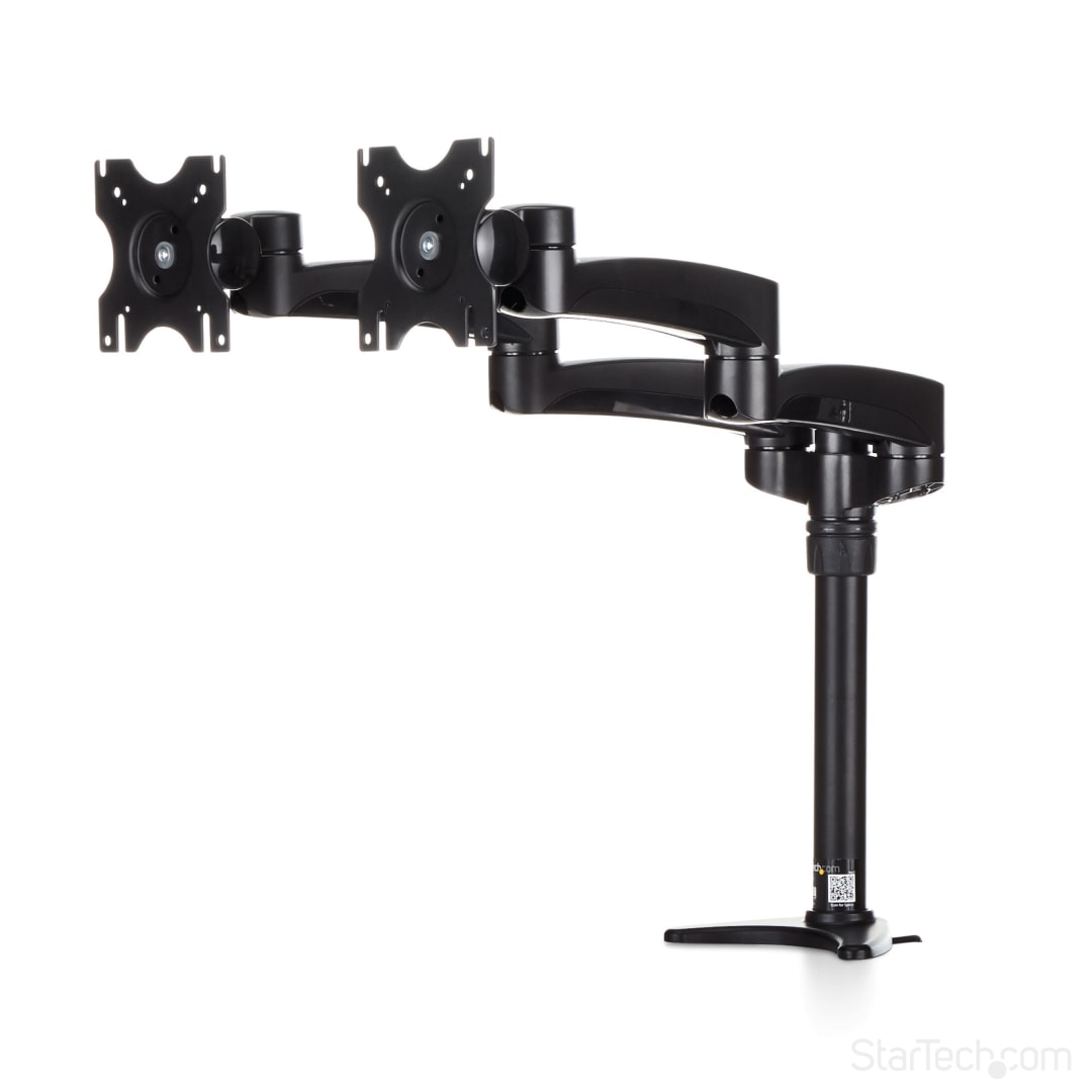 Desk Mount Articulating Dual Monitor Arm