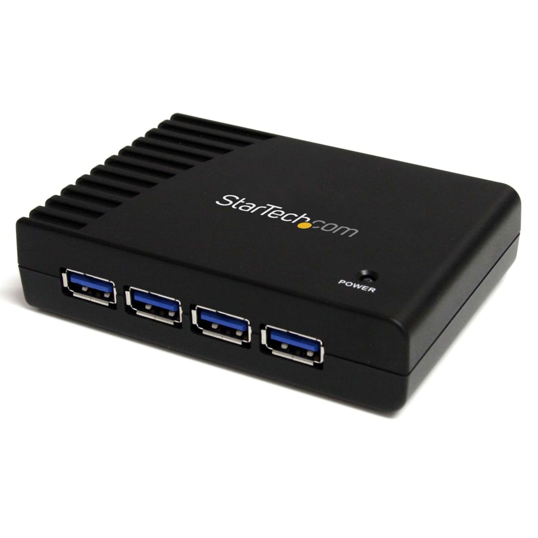 4 port Black SuperSpeed USB 3 0 Hub