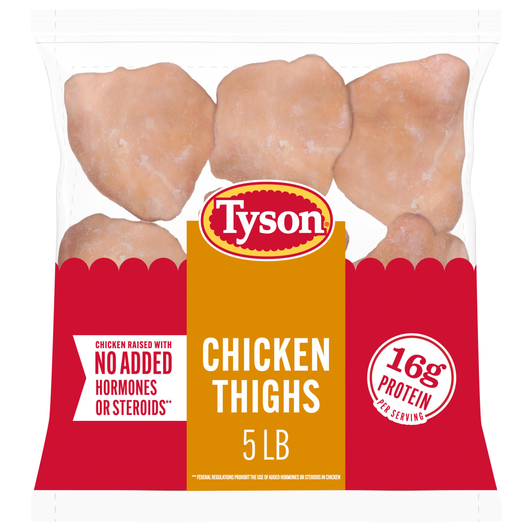 Tyson® All Natural* Fresh Chicken Thighs, 5 lb.