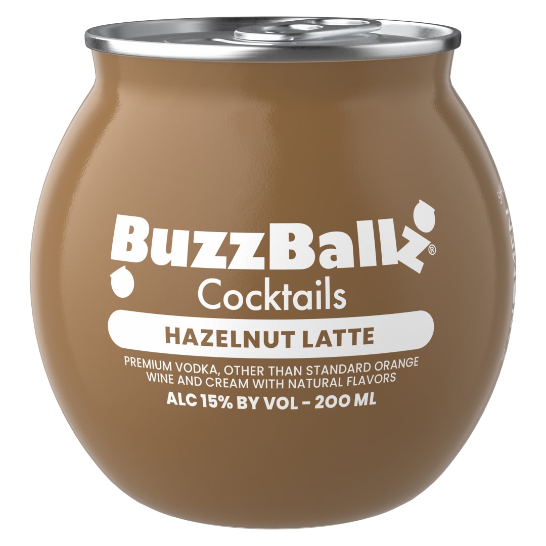 BuzzBallz Hazelnut Latte Cocktail 200ml 30 Proof