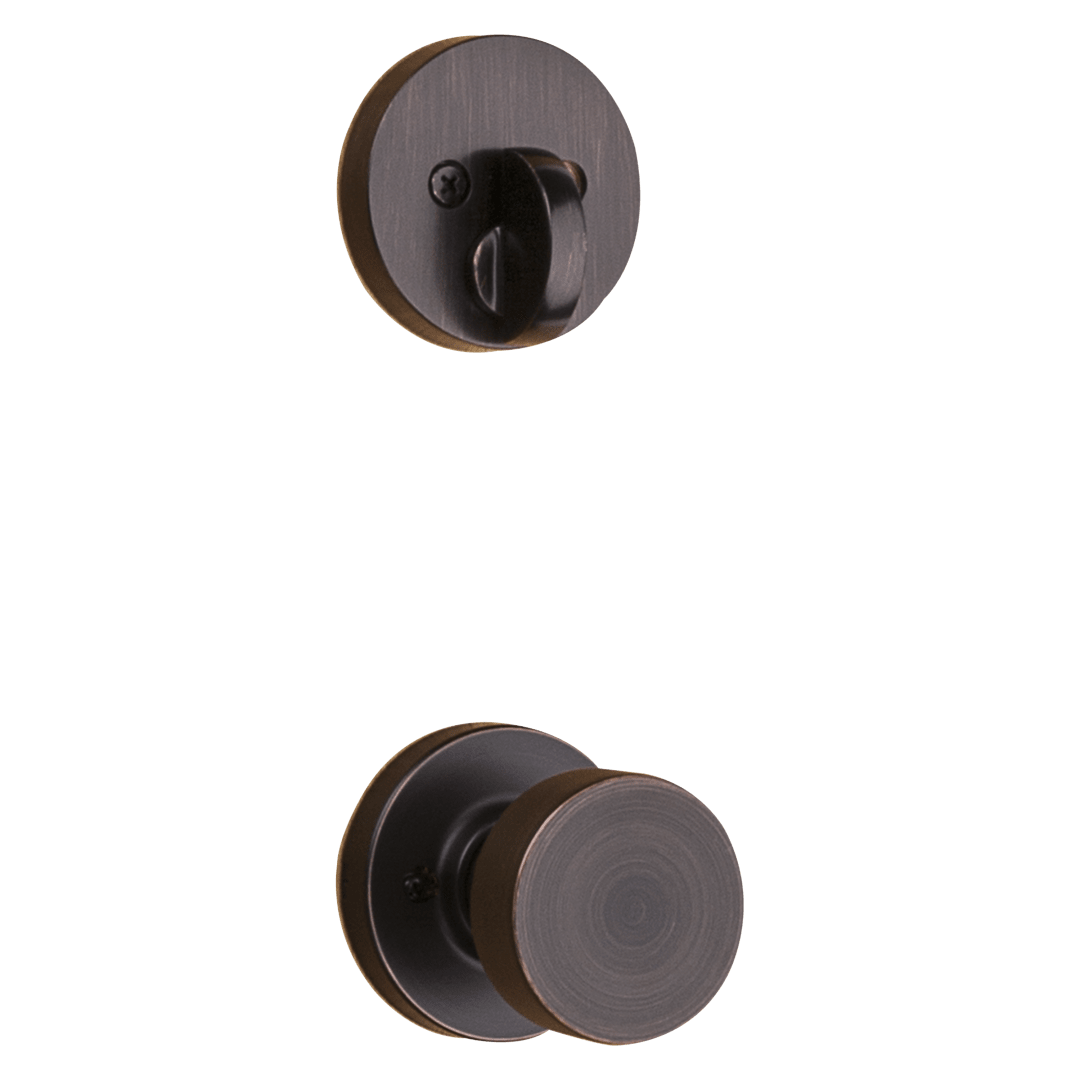 971 Single Cylinder Interior Pack w/ Pismo Knob for Signature Series Low Profile Handlesets in Venetian Bronze