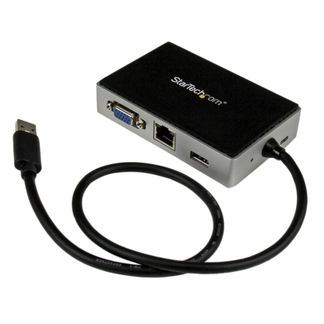 Portable Laptop Docking Station - VGA - USB 3.0