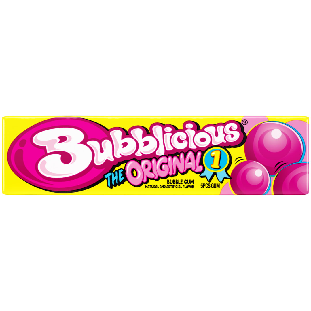 Bubblicious The Original Bubble Gum Original 5 pc Single