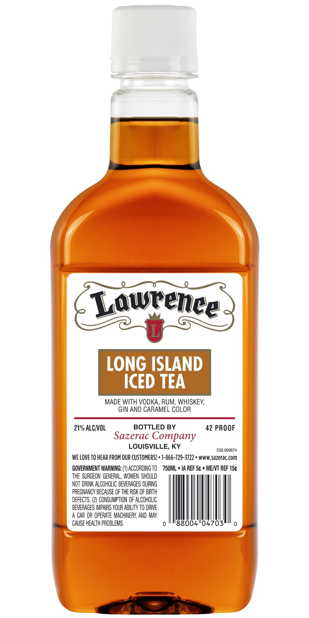 Lawrence Long Island Iced Tea 750ml 42 Proof