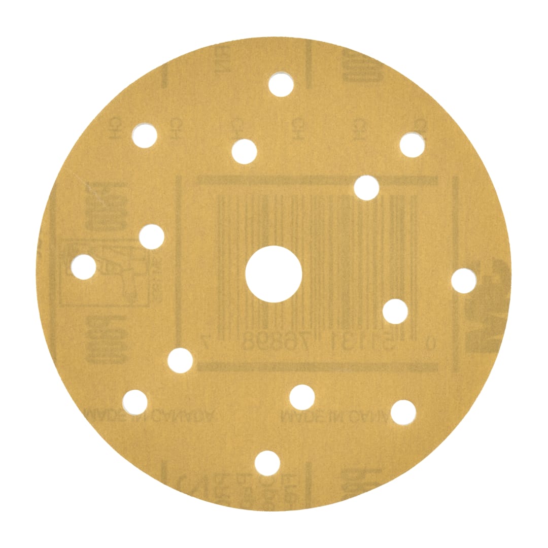 3M™ Hookit™ Yumuşak Disk Zımpara 216U, 150 mm, 15 Delikli, P800, 51092