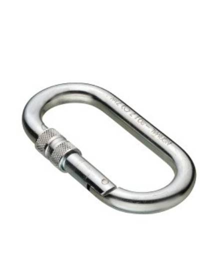 Mosquetão Oval em Aço com Trava em Rosca 3M™ Altiseg® 2008060 – 25 Kn