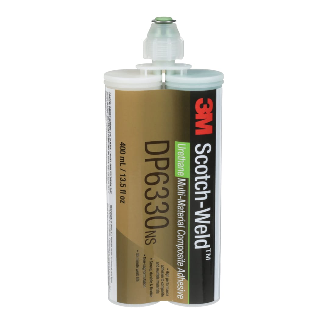 3M™ Scotch-Weld™ polyuretánové lepidlo na lepenie kompozitných a ďalších materiálov DP6330NS, zelené, 400 ml