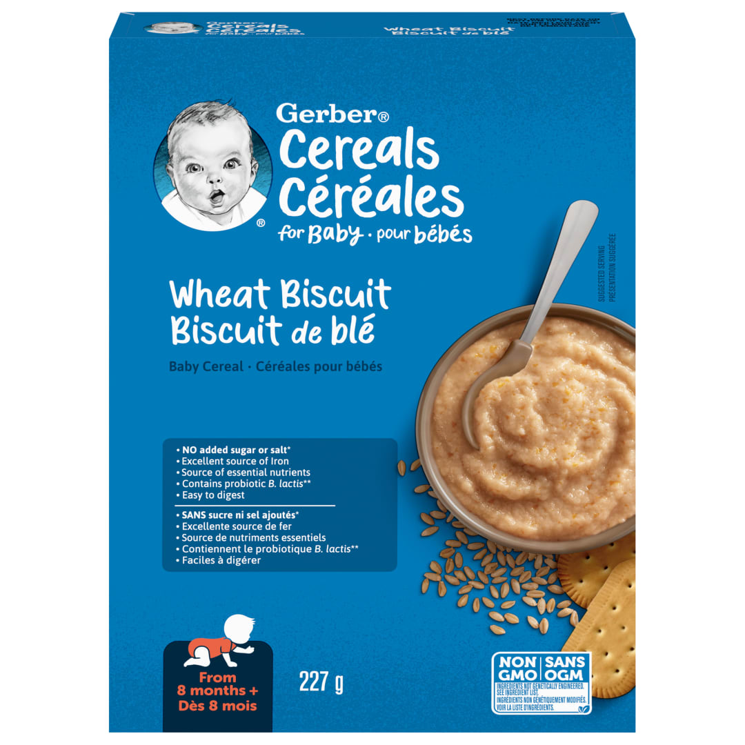 GERBER BL Wheat Biscuit 6x227gN1 CA