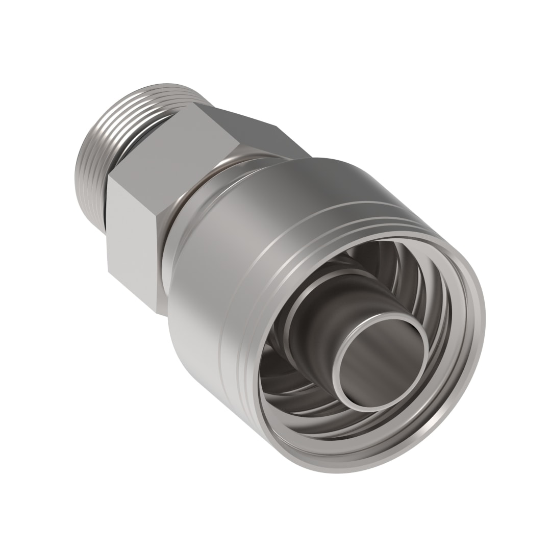 Aeroquip 1/2 Male Orb X 1/2 Hydraulic Hose Fitting