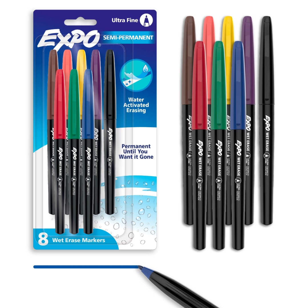 EXPO WET ERASE 8CT ASST UF RFID