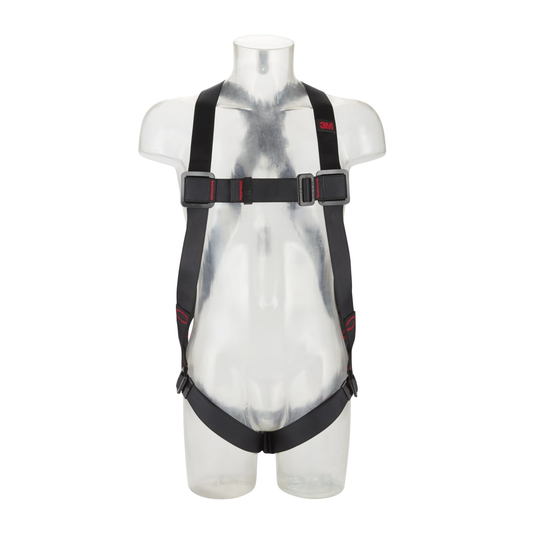 3M™ Protecta® E200 Standart Yelek Tipi Düşüş Durdurucu Emniyet Kemeri 3 Nokta Ayarlı, Siyah, Küçük, 1161600
