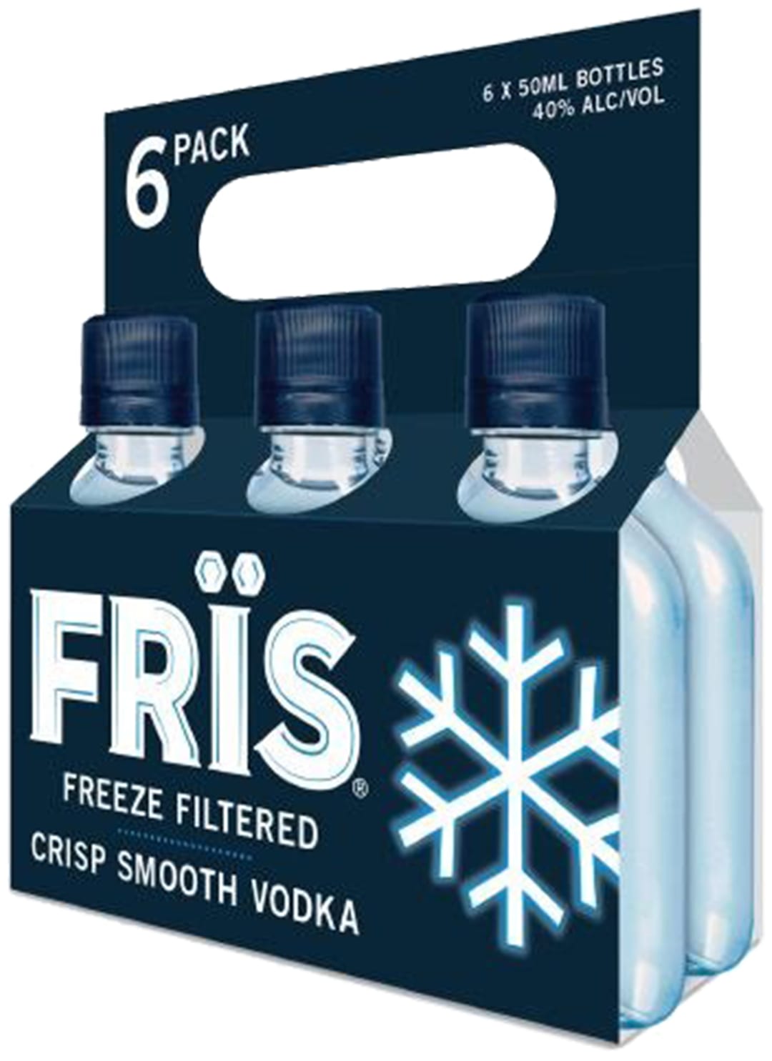 FRÃS Vodka 6 Pack 50ml Bottles 80 Proof