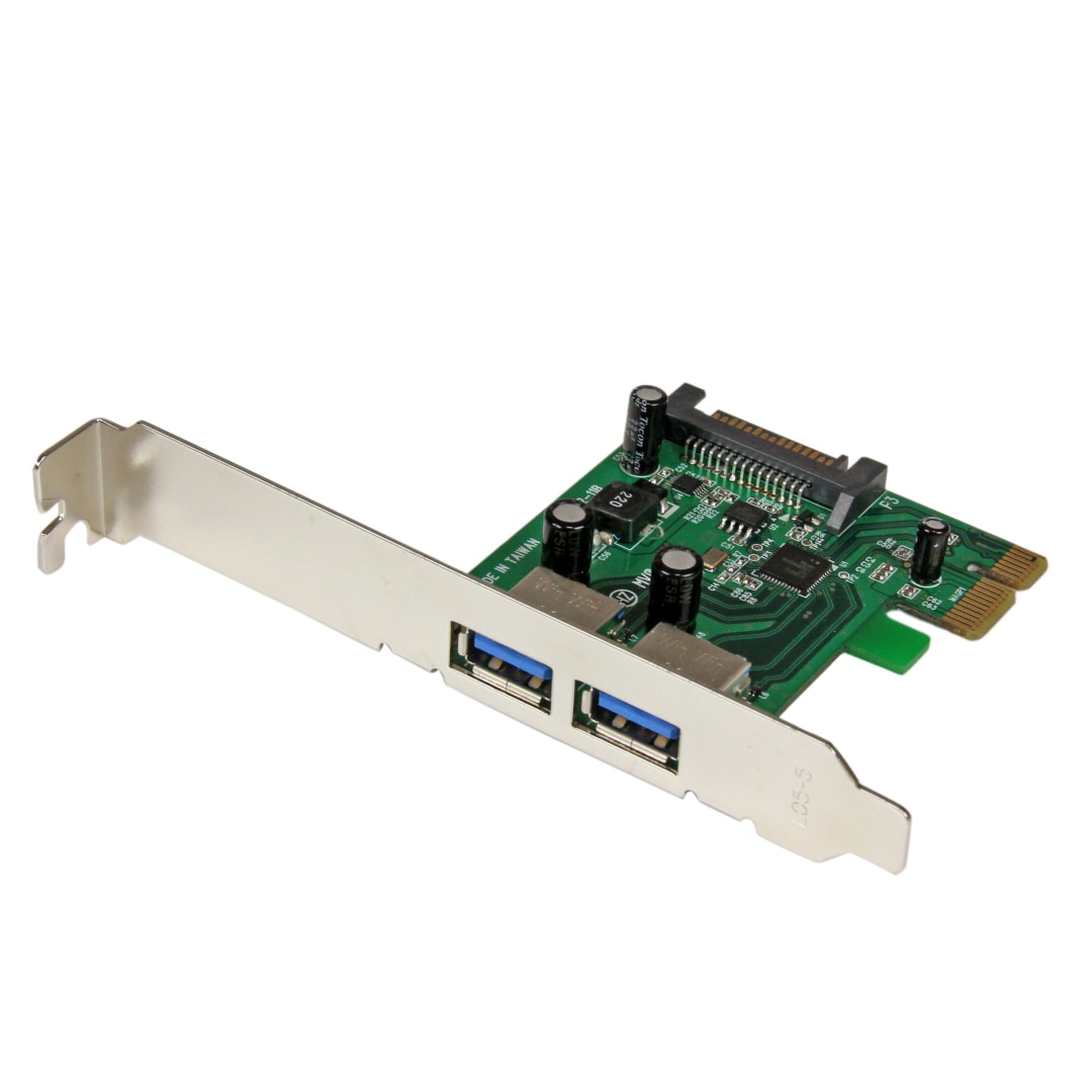 Dual Port 5Gbps USB 3 PCIe Controller Card w  UASP