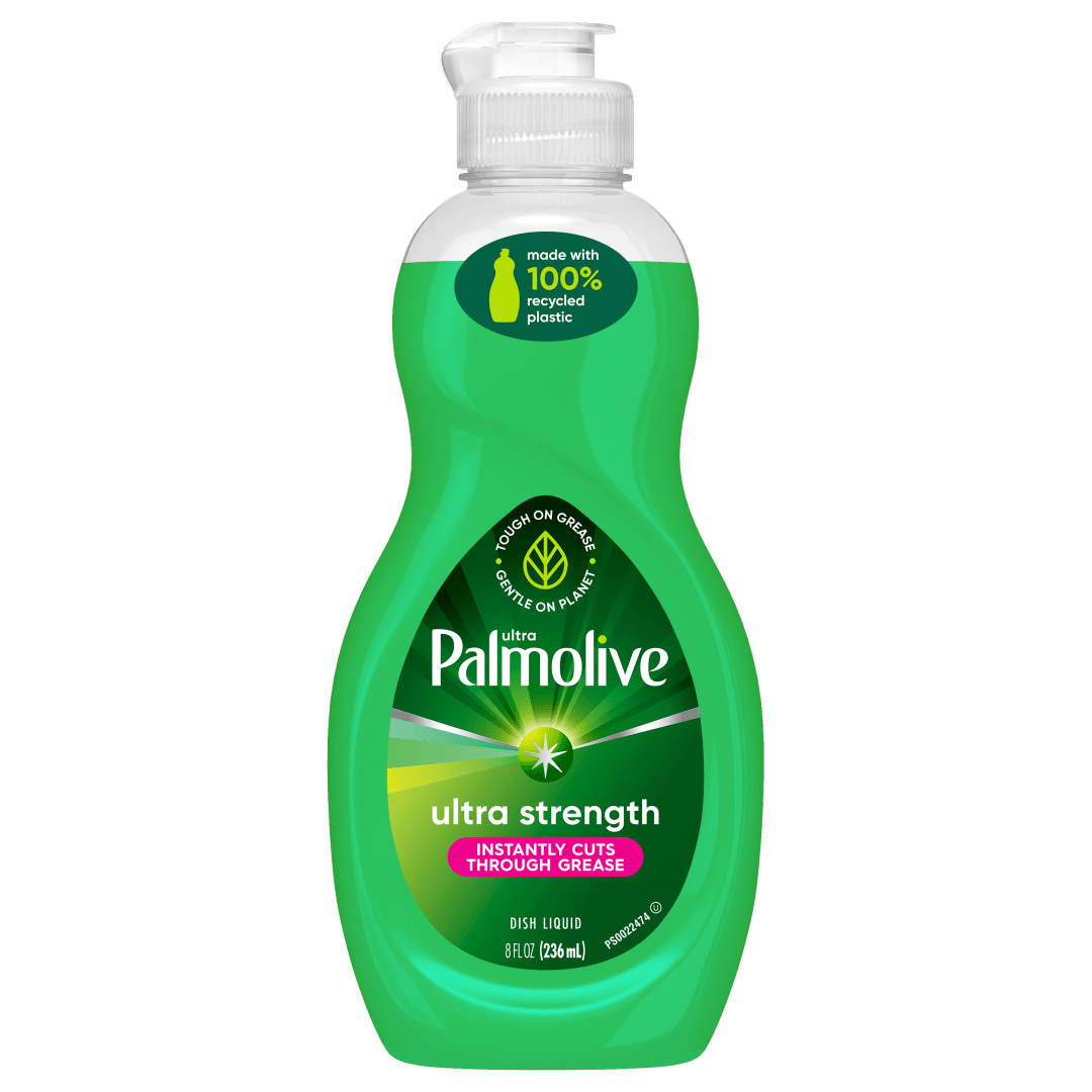 Palmolive Ultra Dishwashing Liquid Dish Soap, Ultra Strength Original- 8 Fluid Ounce