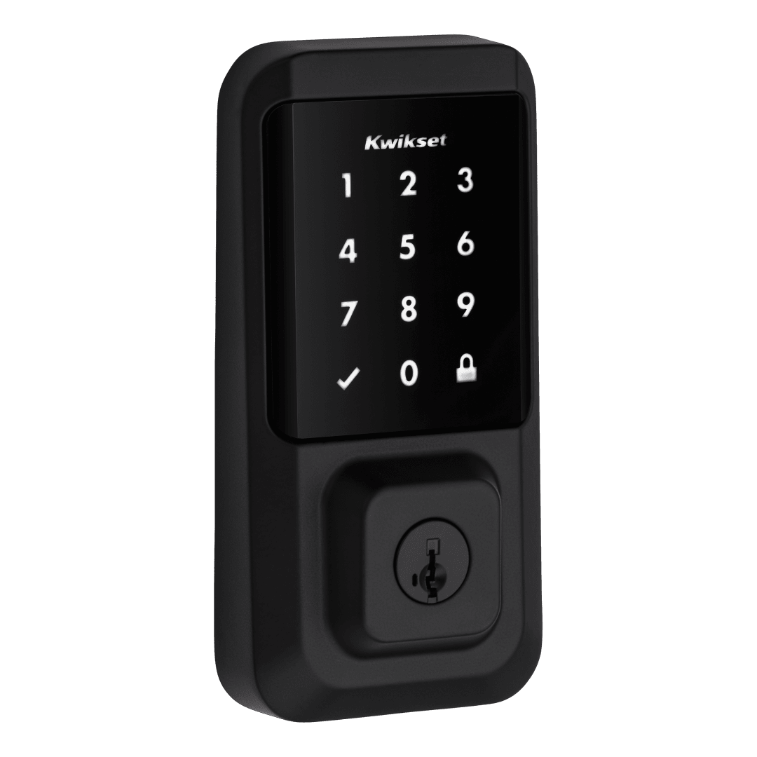 HALO Touchscreen Wi-Fi Smart Lock in Matte Black