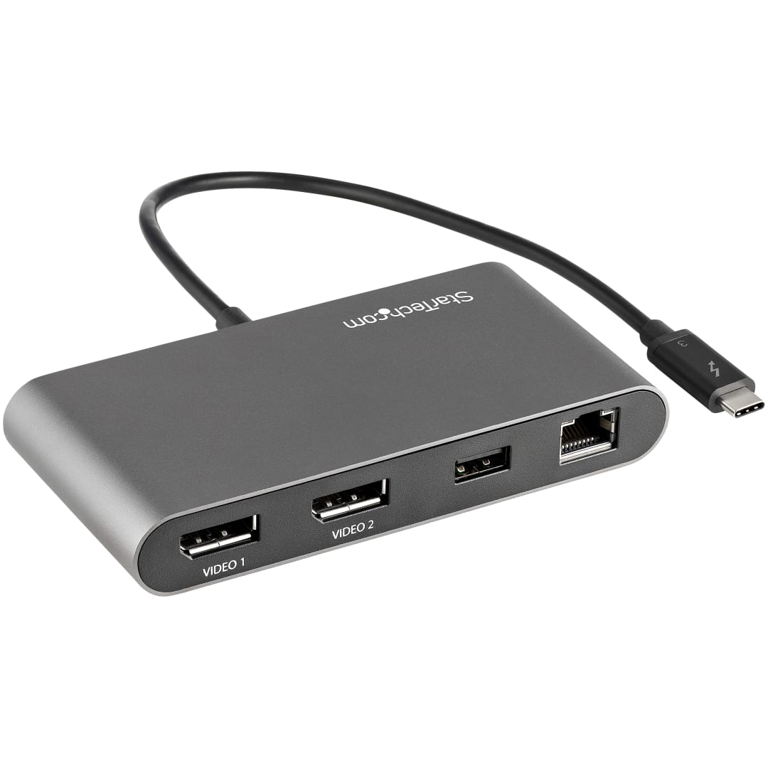 Thunderbolt 3 Mini Dock with Dual 4K 60Hz DisplayPort