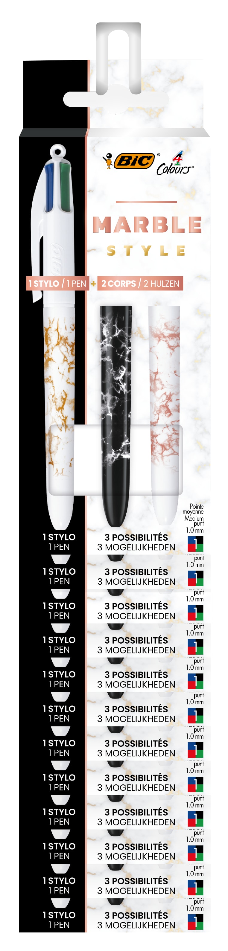 CLIPSTRIP 4C MARBLE CW3 22 BE