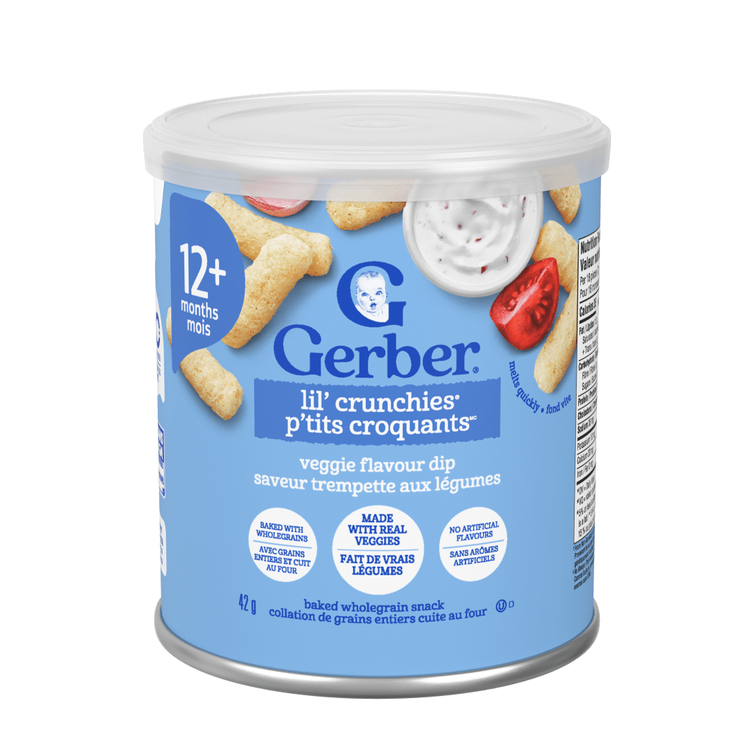 GERBER GDS LIL' CRUNCHIES Vege 6x42g CA