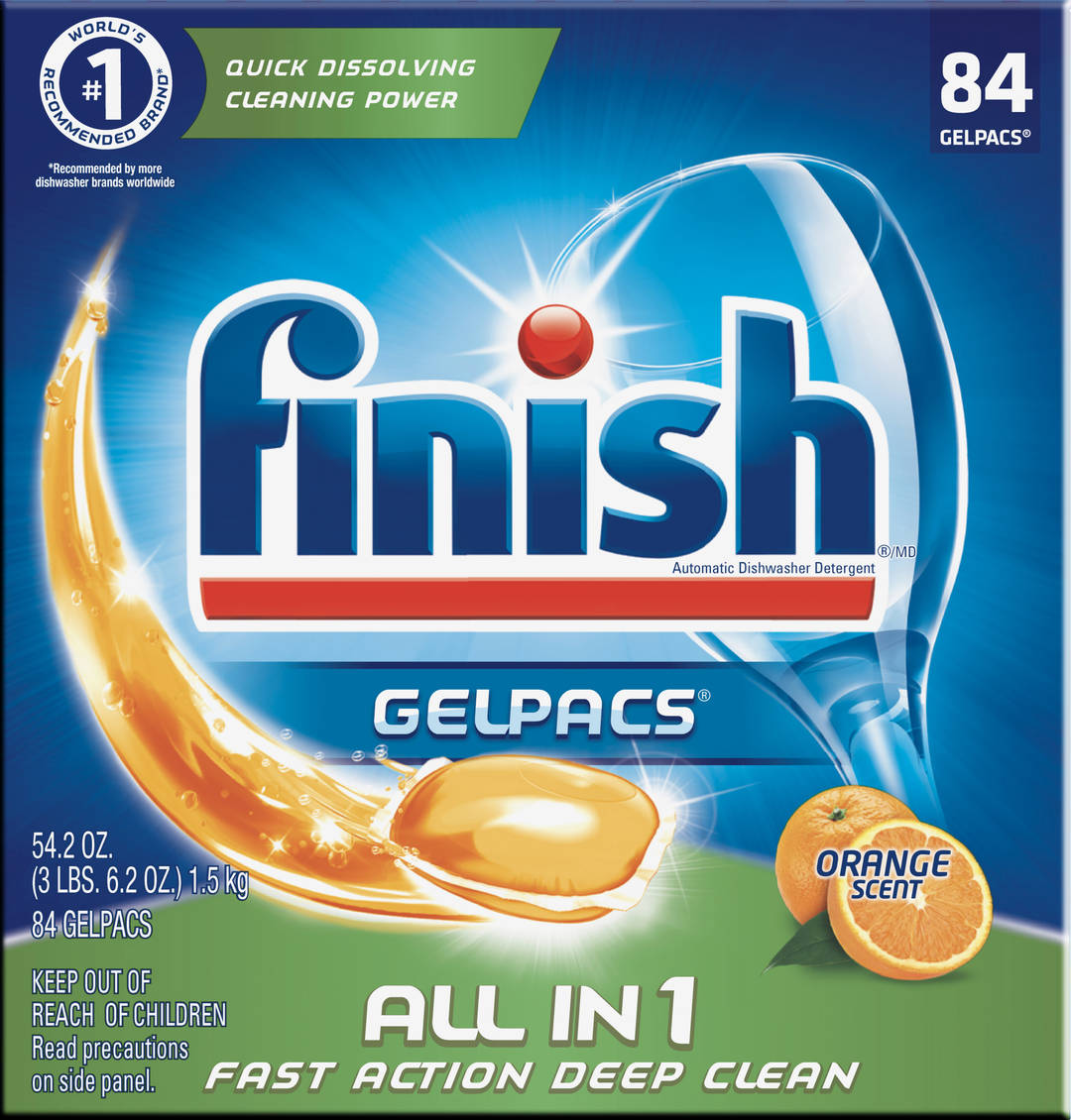FINISH® GELPACS® - Orange 2/84 ct.