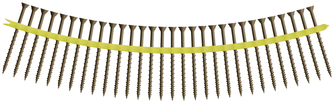 Simpson Strong-Tie WSVF3S Strong-Drive® WSVF SUBFLOOR Screw (Collated) — #9 x 3 in. T25, Gray (1000-Qty)