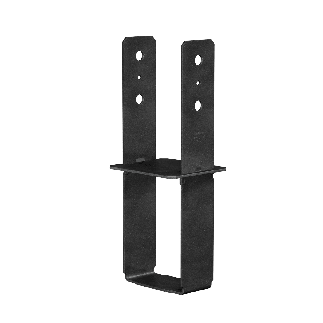 Simpson Strong-Tie CB66PC CB Black Powder-Coated Column Base for 6x6 (Pack of 6)